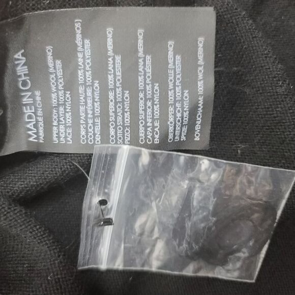 Club Monaco Tamila Black Fringe Boho Dress - Picture 6 of 9